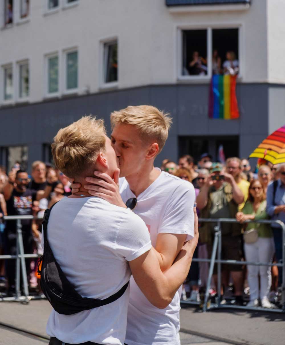 Dominik bei Pride